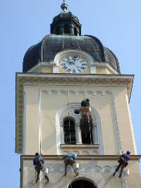 Višinsko popravilo fasade in barvanje fasade