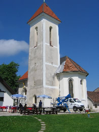 Višinsko barvanje fasade in sanacija fasade